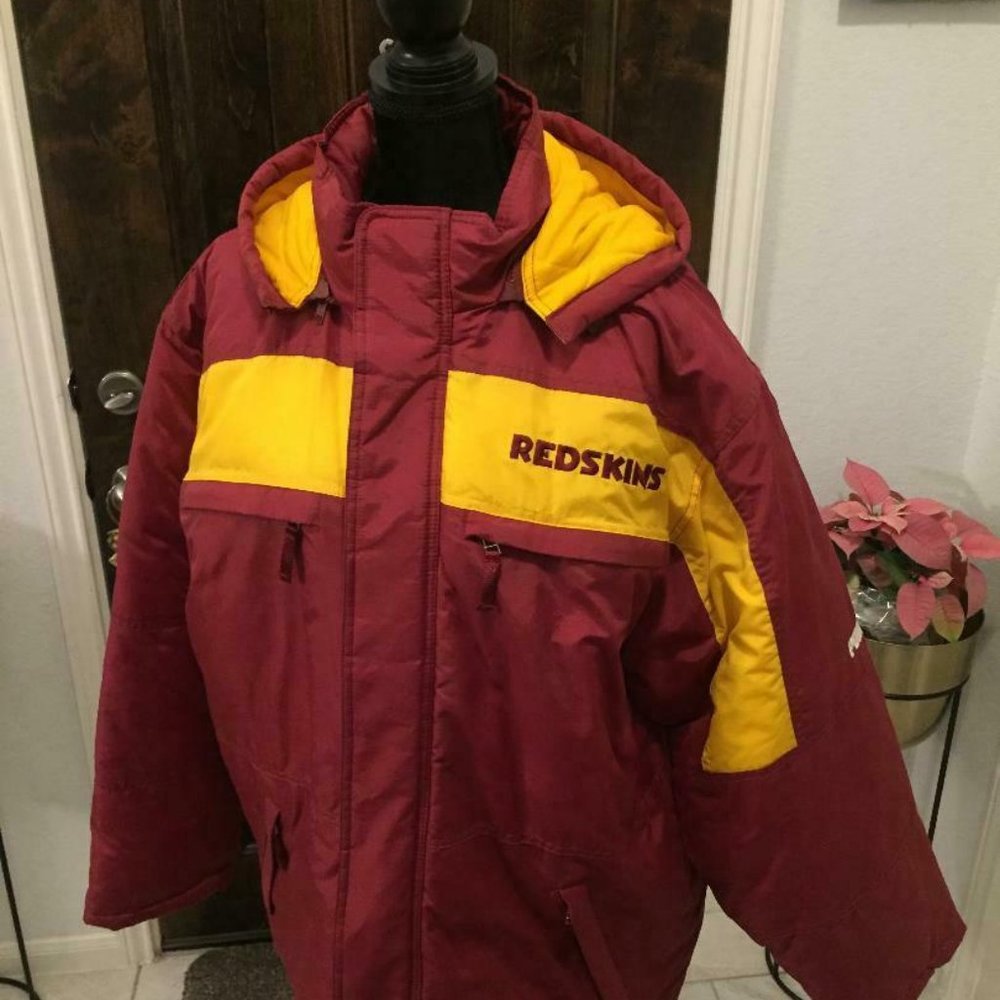 NFL Washington Redskins Puma Jacket w/Hood, Large (L), Cold-weather, Vintage